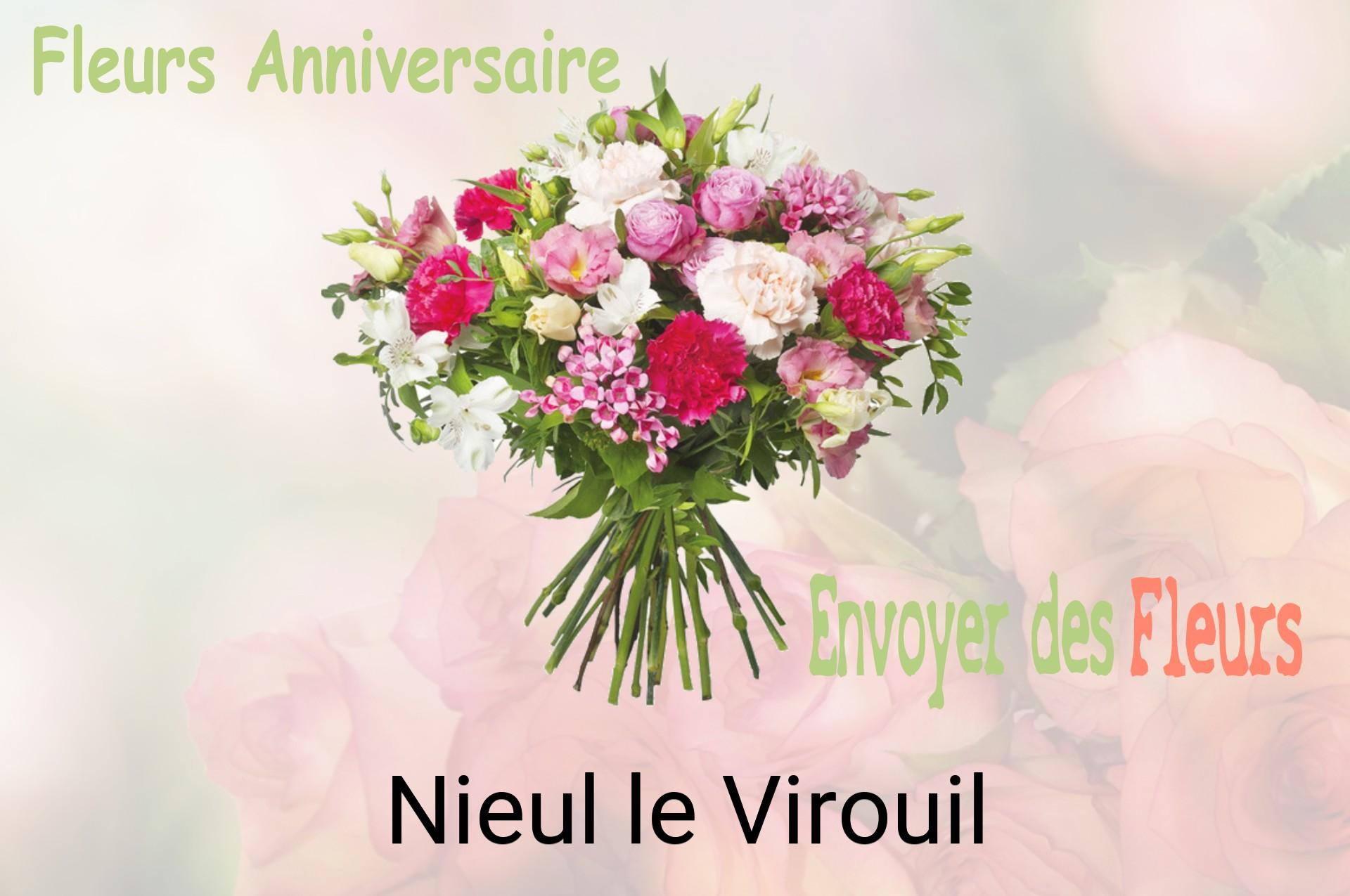 Bouquet de fleurs d’anniversaire livré à Nieul-le-Virouil
